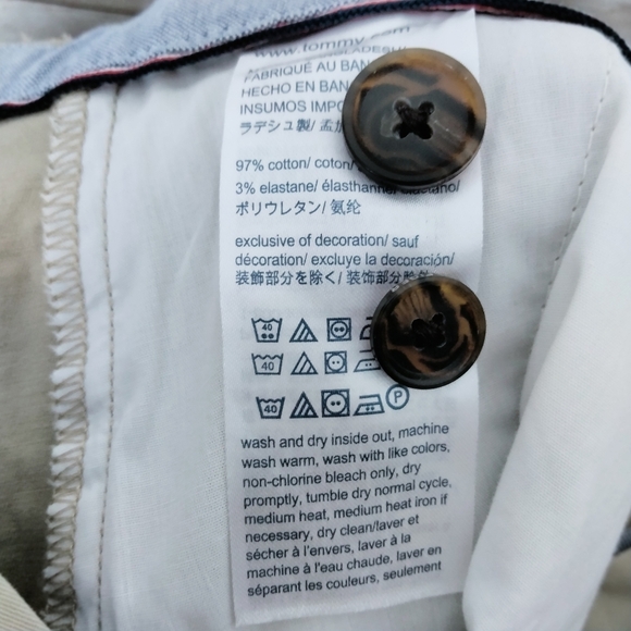 Tommy Hilfiger Mens Pants 36/30 TH Flex Tan 91 - Picture 5 of 5